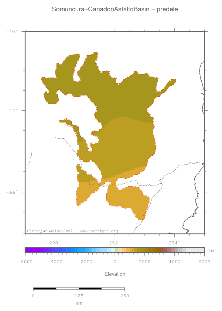 Somuncura - Canadon Asfalto Basin location map