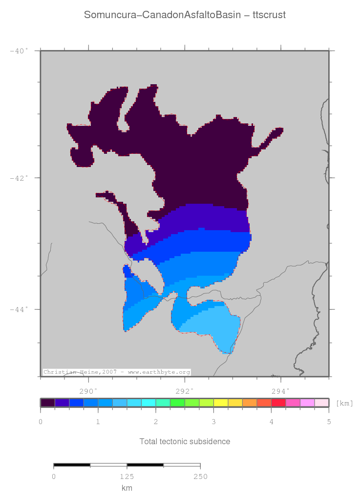 Somuncura - Canadon Asfalto Basin location map