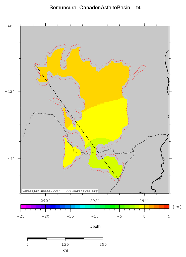 Somuncura - Canadon Asfalto Basin location map