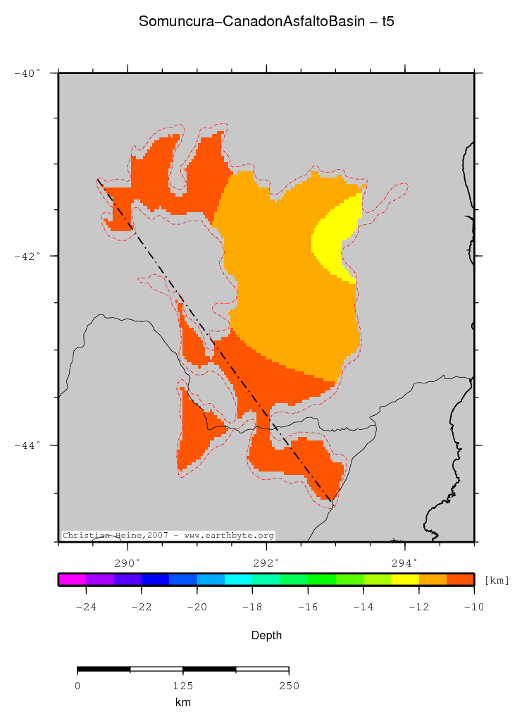 Somuncura - Canadon Asfalto Basin location map