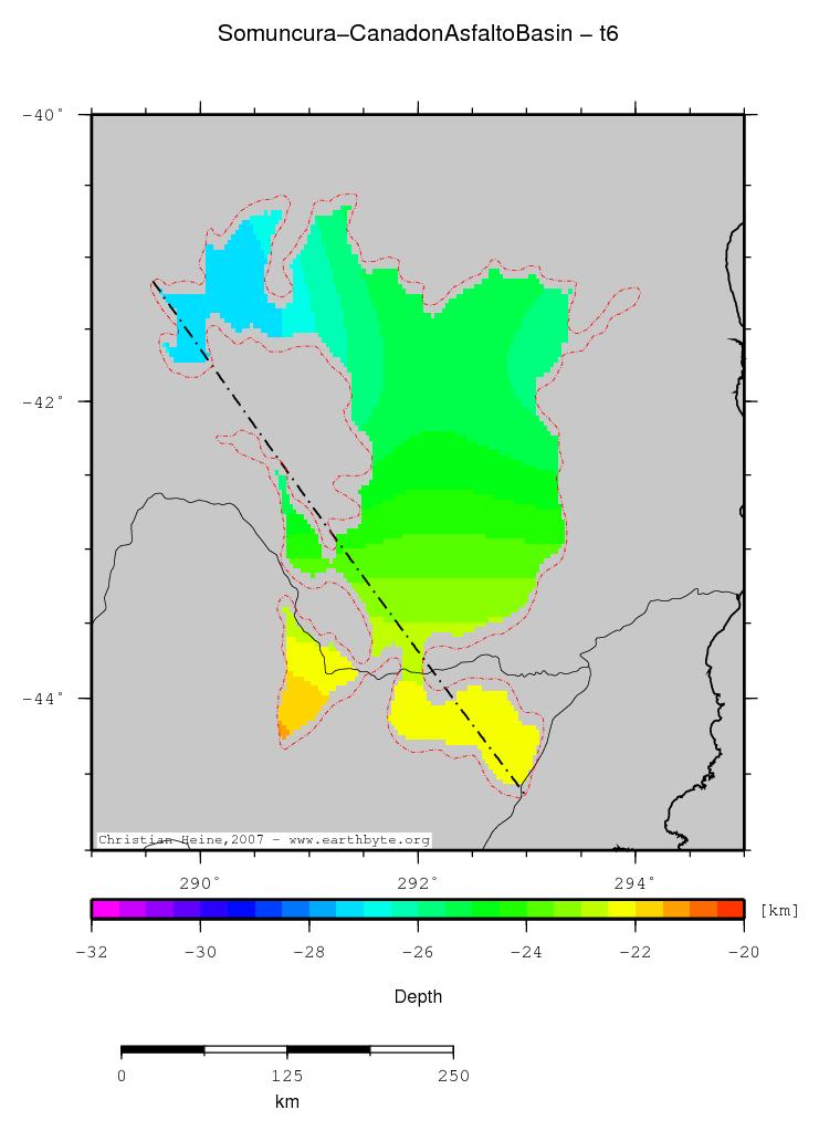 Somuncura - Canadon Asfalto Basin location map