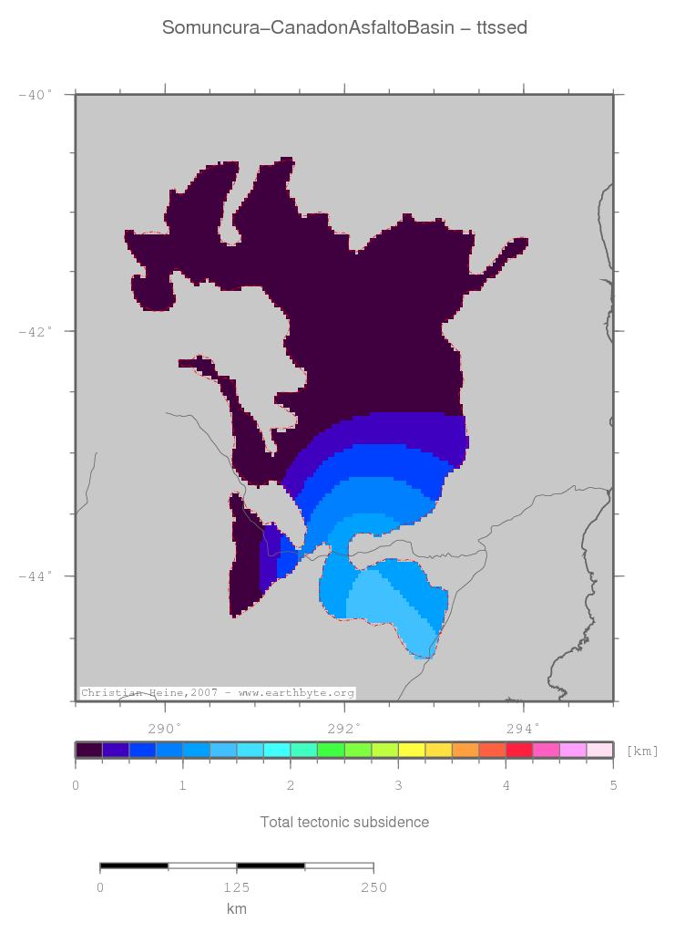 Somuncura - Canadon Asfalto Basin location map