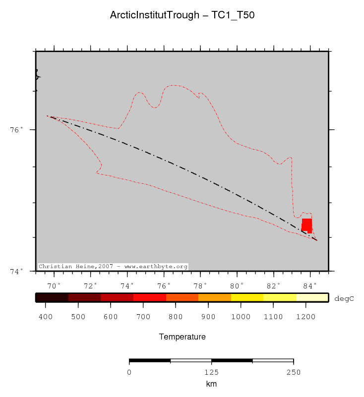 Arctic Institut Trough location map