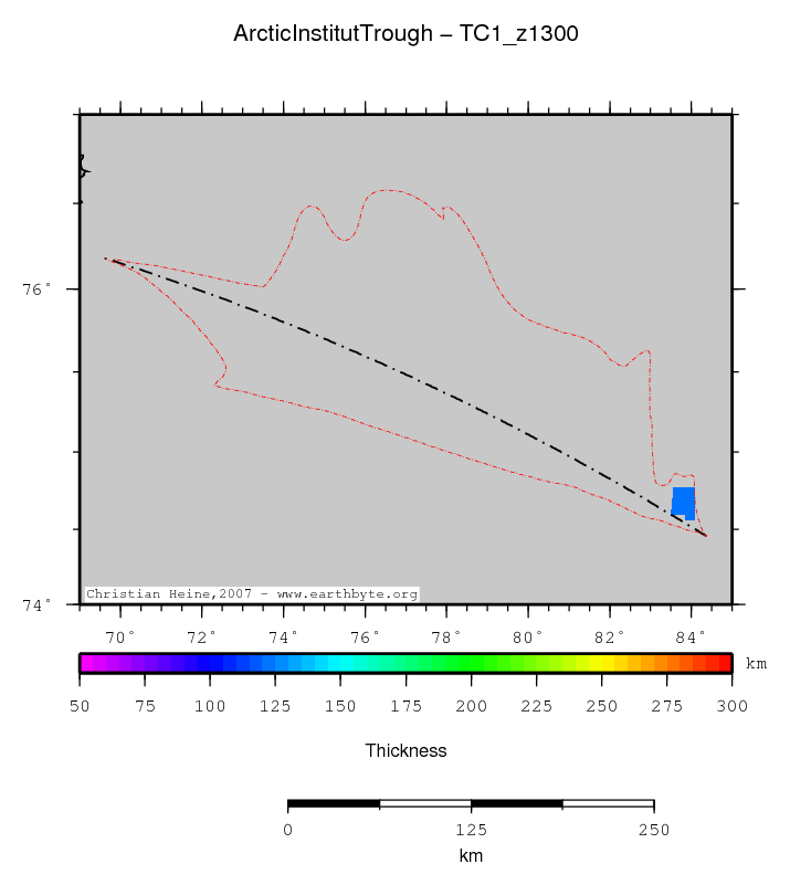 Arctic Institut Trough location map