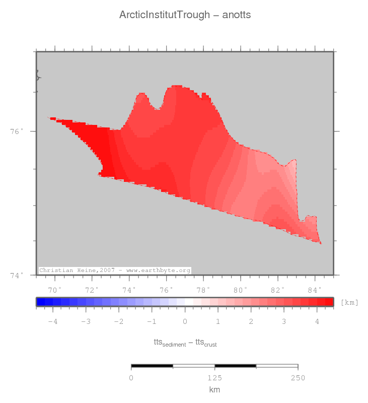 Arctic Institut Trough location map