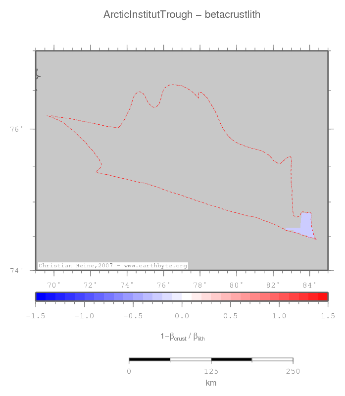 Arctic Institut Trough location map