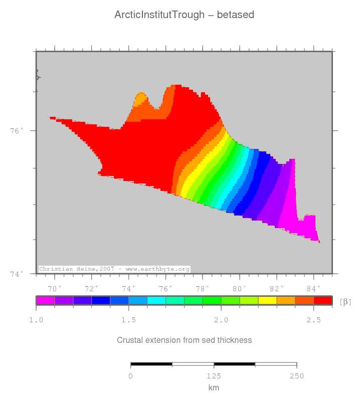 Arctic Institut Trough location map