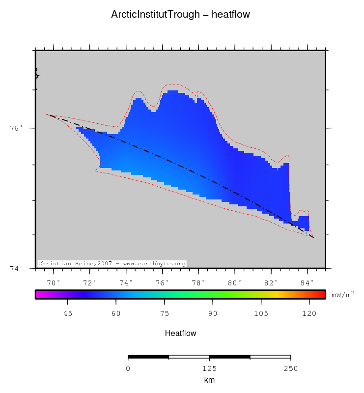 Arctic Institut Trough location map