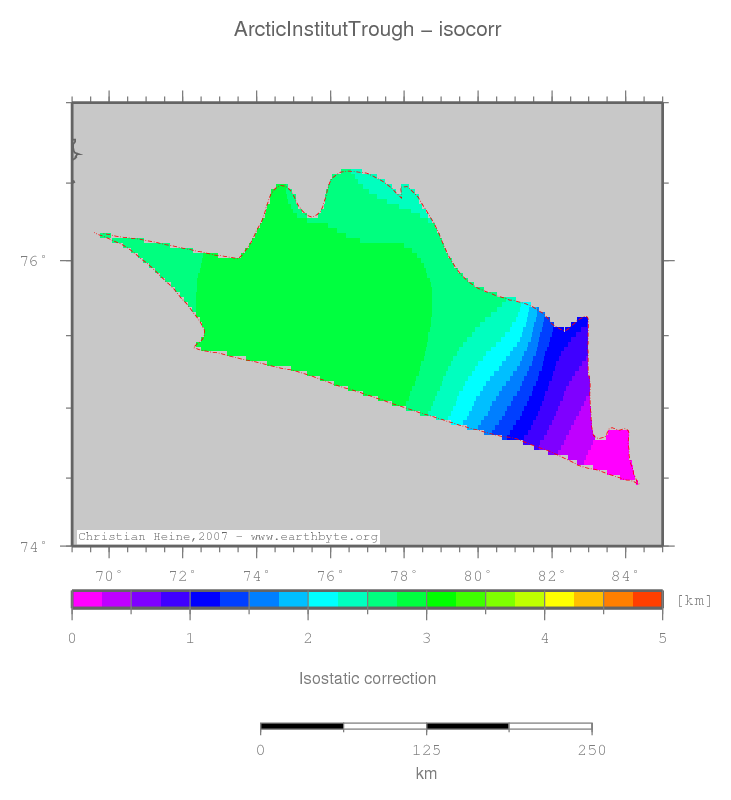 Arctic Institut Trough location map