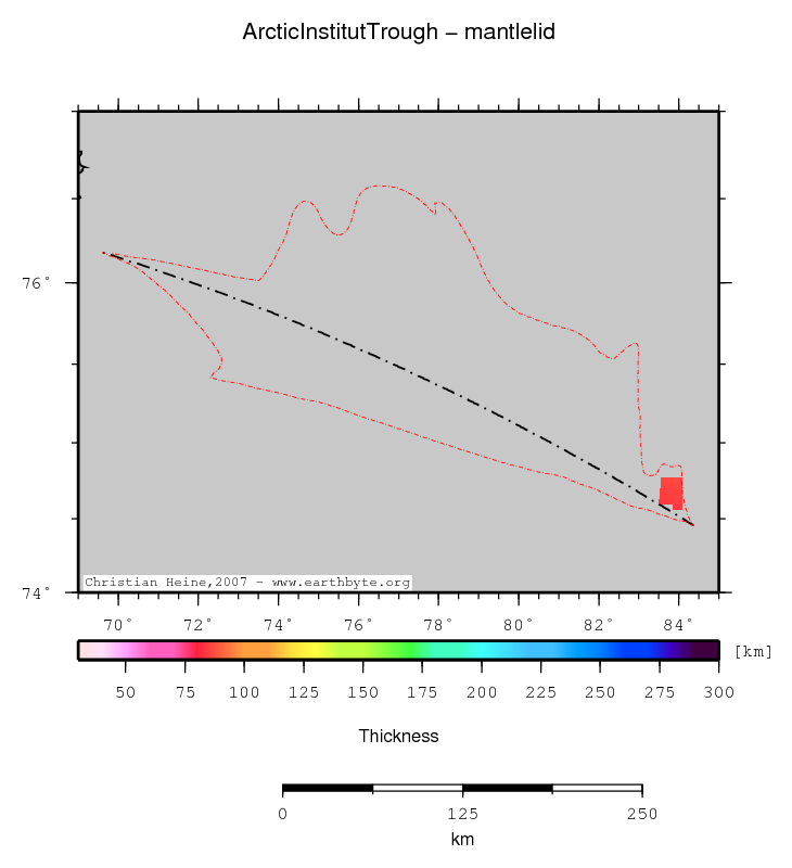 Arctic Institut Trough location map
