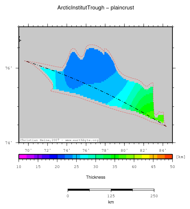 Arctic Institut Trough location map