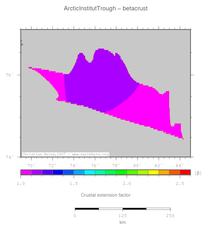 Arctic Institut Trough location map