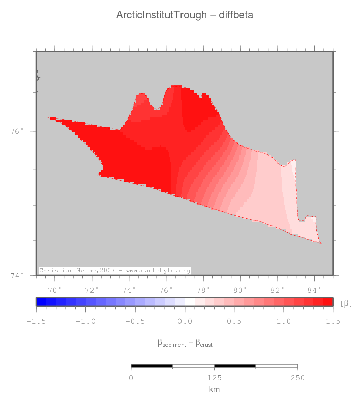 Arctic Institut Trough location map