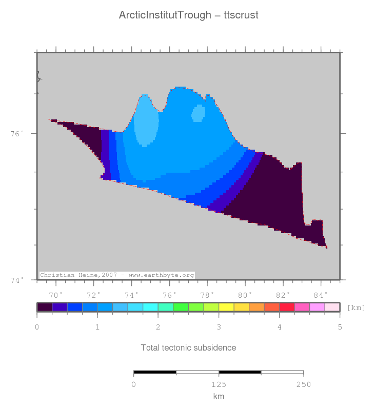 Arctic Institut Trough location map