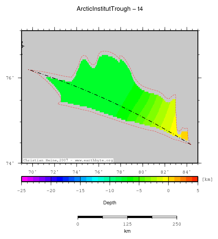 Arctic Institut Trough location map