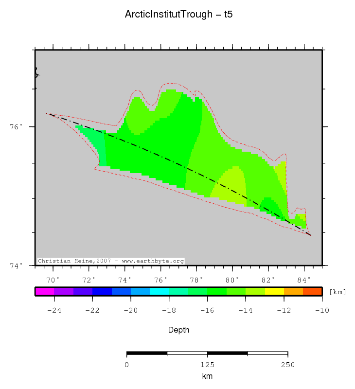 Arctic Institut Trough location map