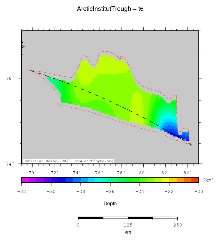 Arctic Institut Trough location map