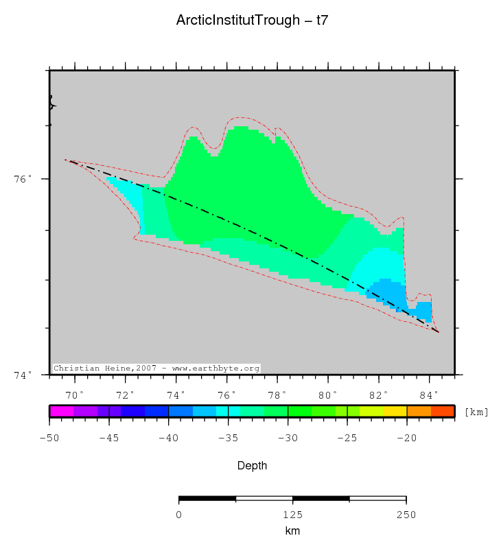 Arctic Institut Trough location map