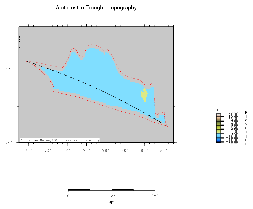 Arctic Institut Trough location map