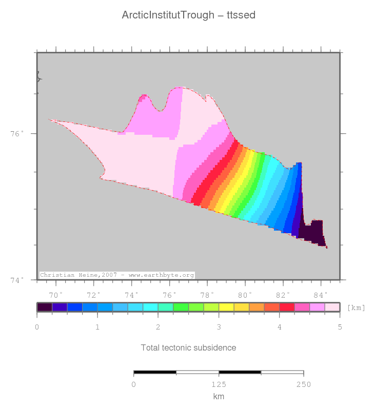 Arctic Institut Trough location map