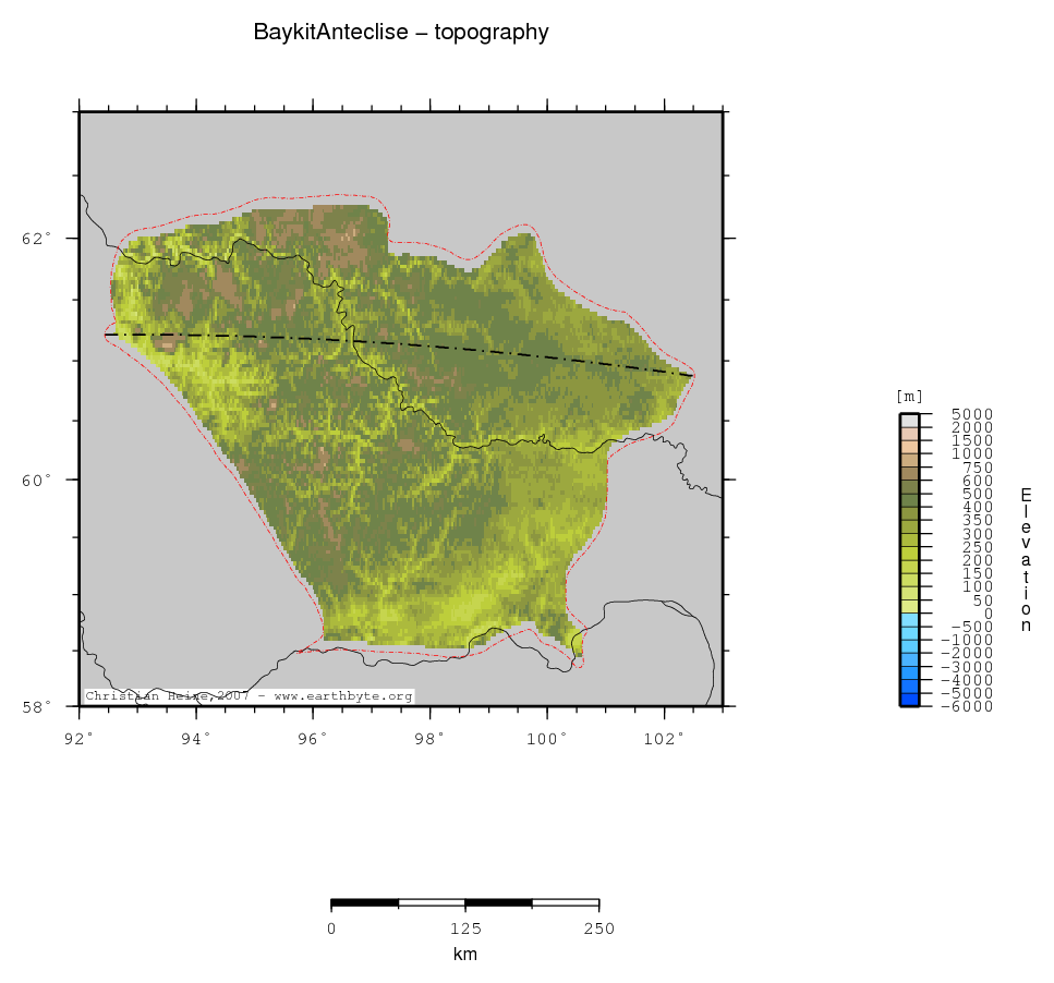 Baykit Anteclise location map