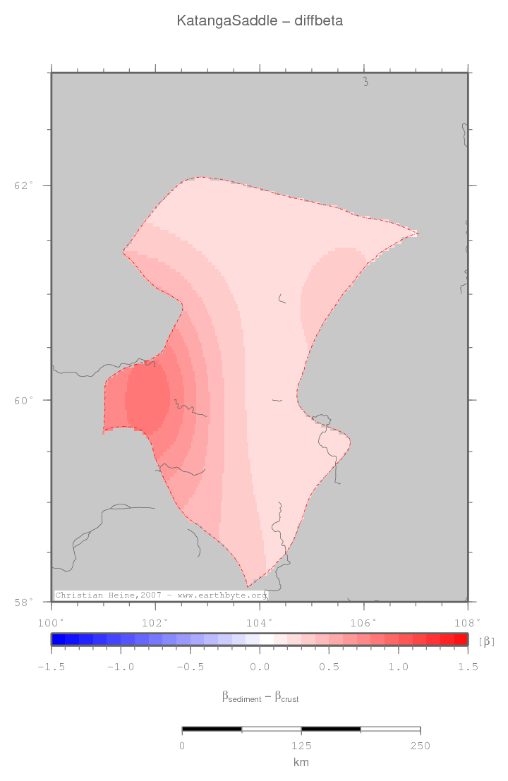 Katanga Saddle location map