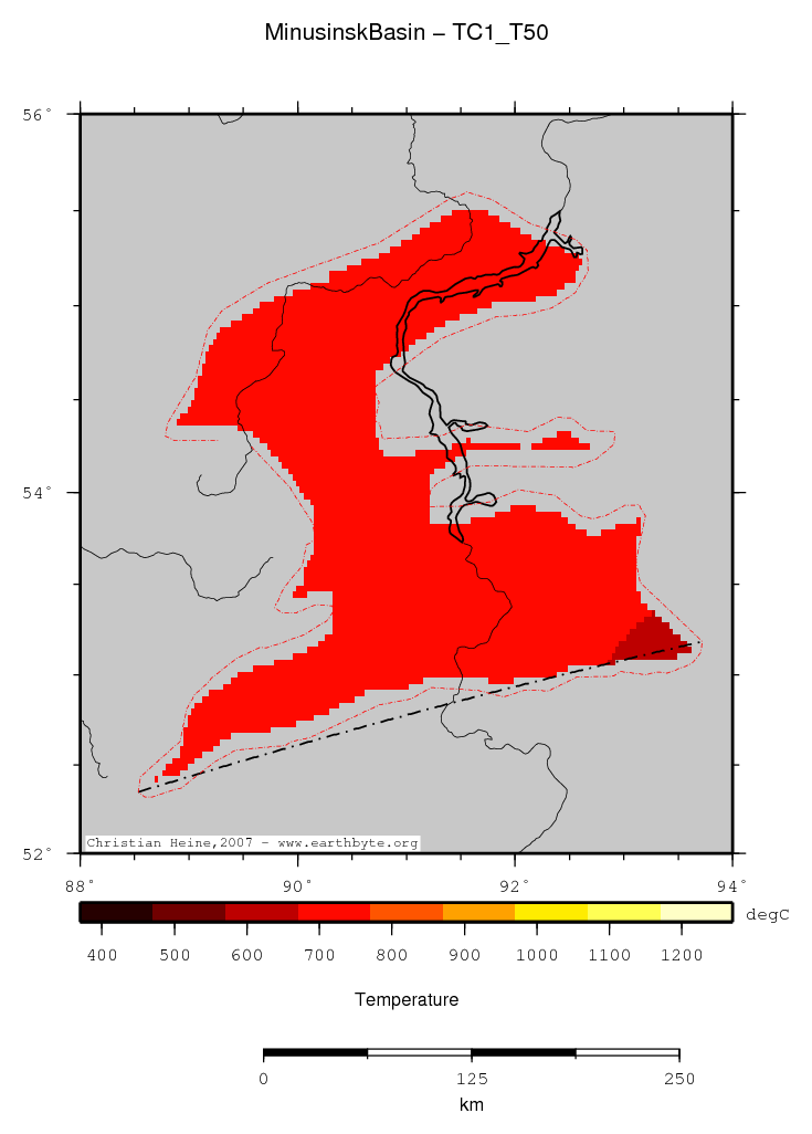 Minusinsk Basin location map