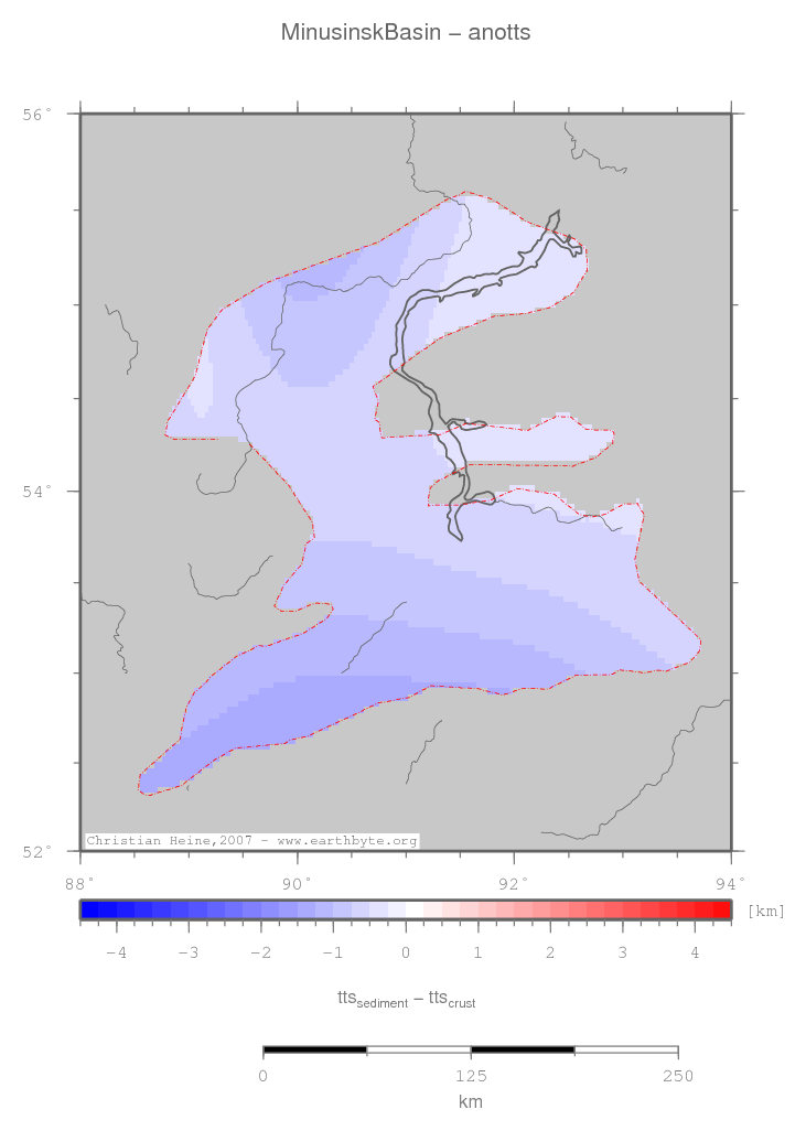 Minusinsk Basin location map