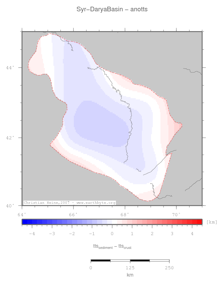 Syr-Darya Basin location map