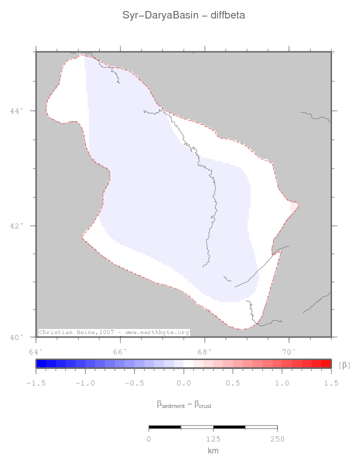 Syr-Darya Basin location map