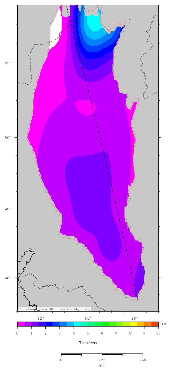 Turgay Syneclise location map