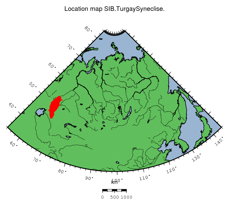 Turgay Syneclise location map