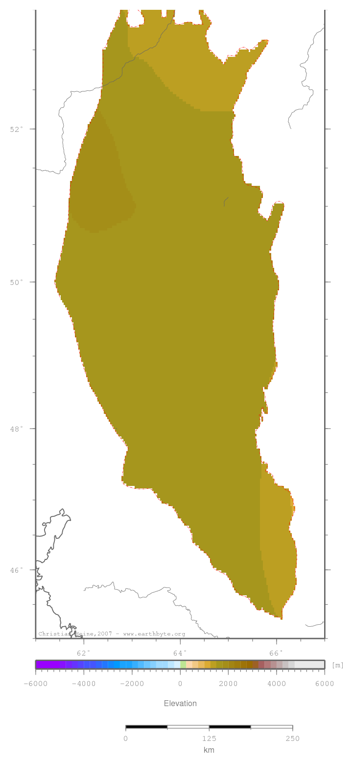 Turgay Syneclise location map