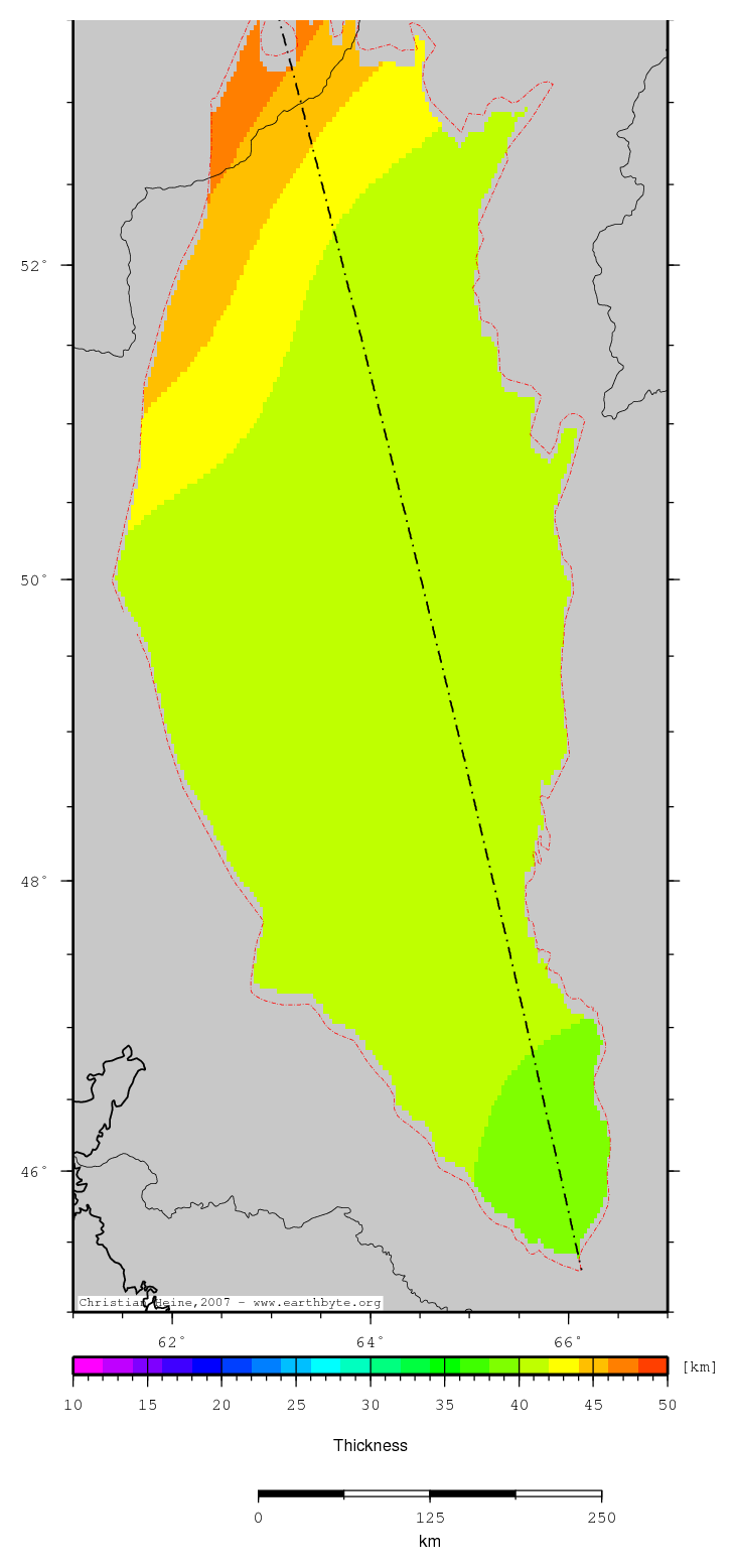 Turgay Syneclise location map