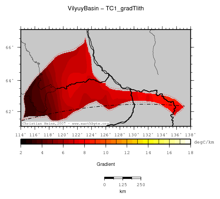 Vilyuy Basin location map