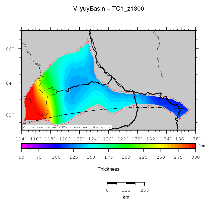 Vilyuy Basin location map