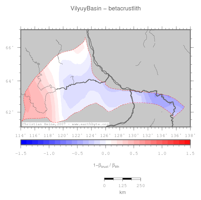 Vilyuy Basin location map