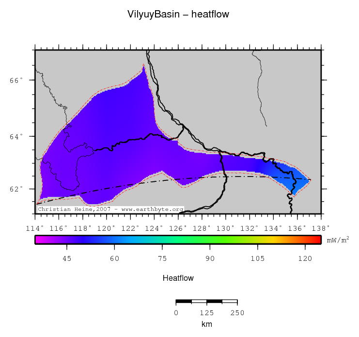 Vilyuy Basin location map