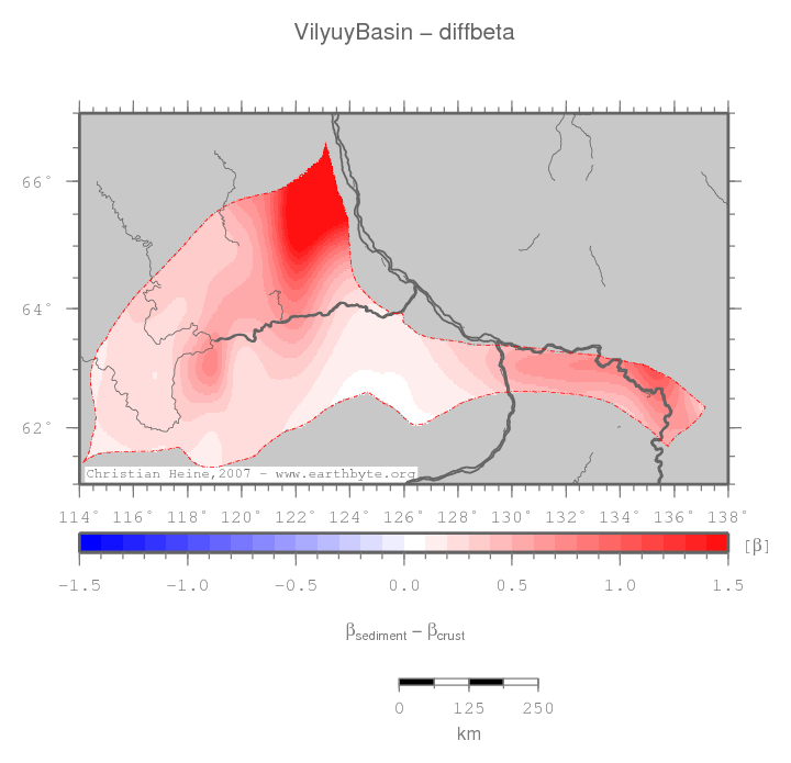 Vilyuy Basin location map