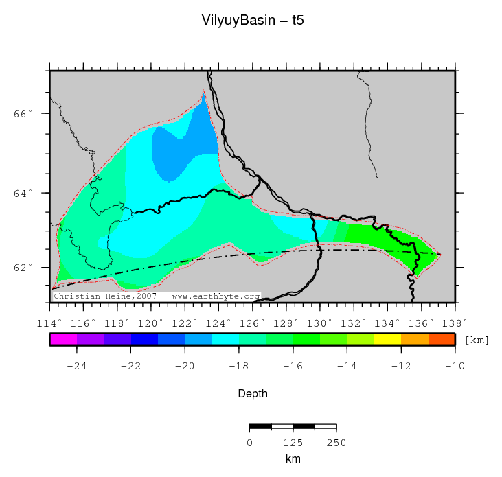 Vilyuy Basin location map