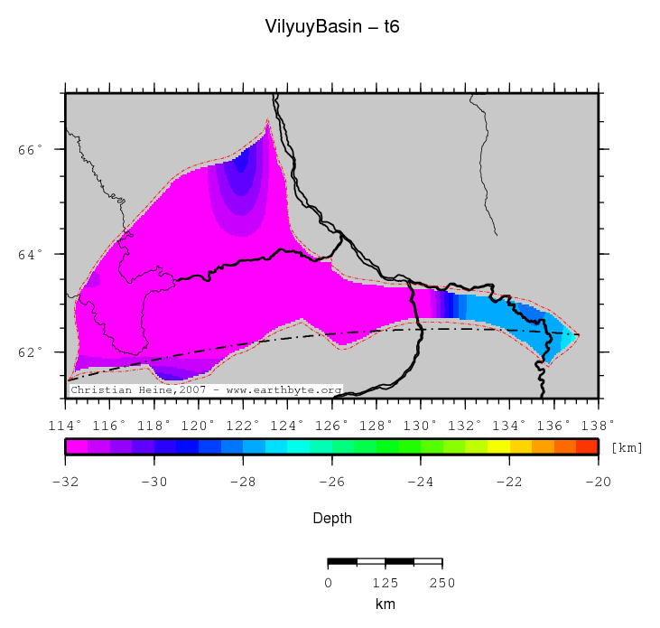 Vilyuy Basin location map