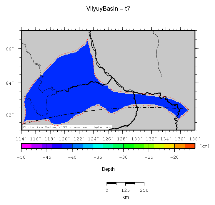 Vilyuy Basin location map