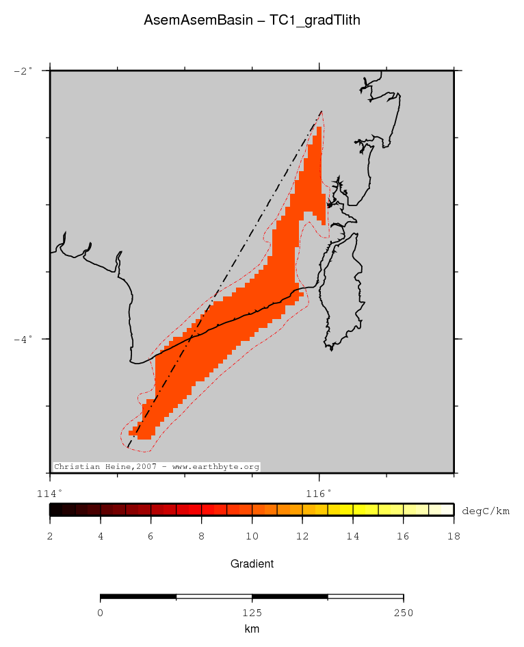 Asem Asem Basin location map