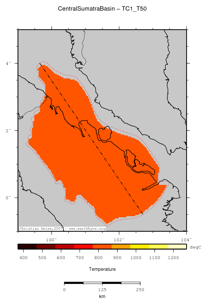 Central Sumatra Basin location map