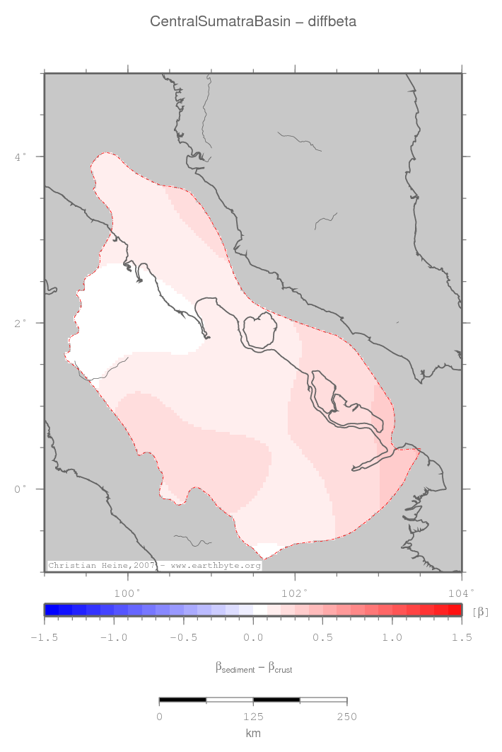 Central Sumatra Basin location map