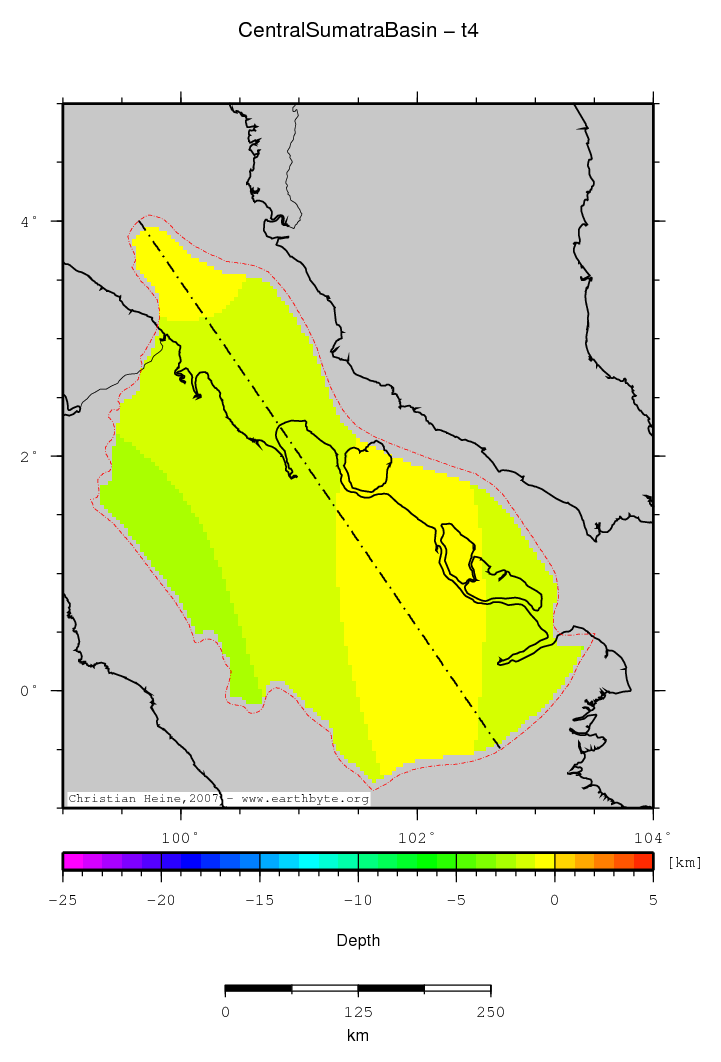 Central Sumatra Basin location map