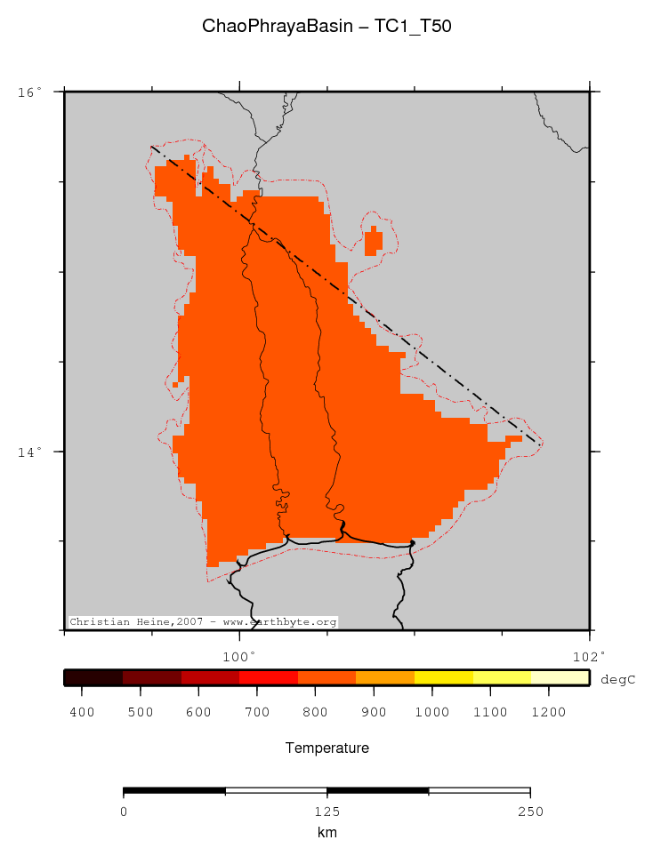 Chao Phraya Basin location map