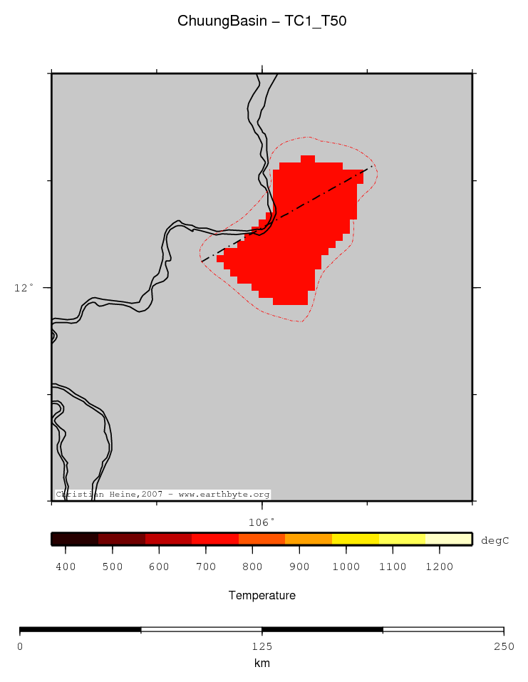 Chuung Basin location map