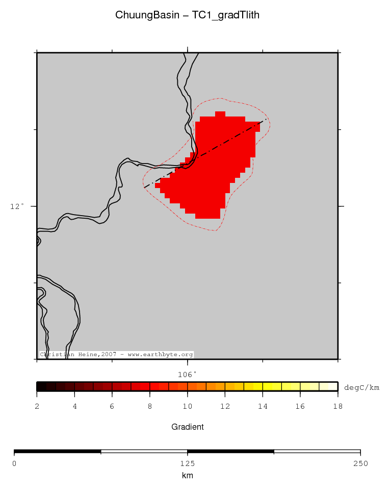 Chuung Basin location map