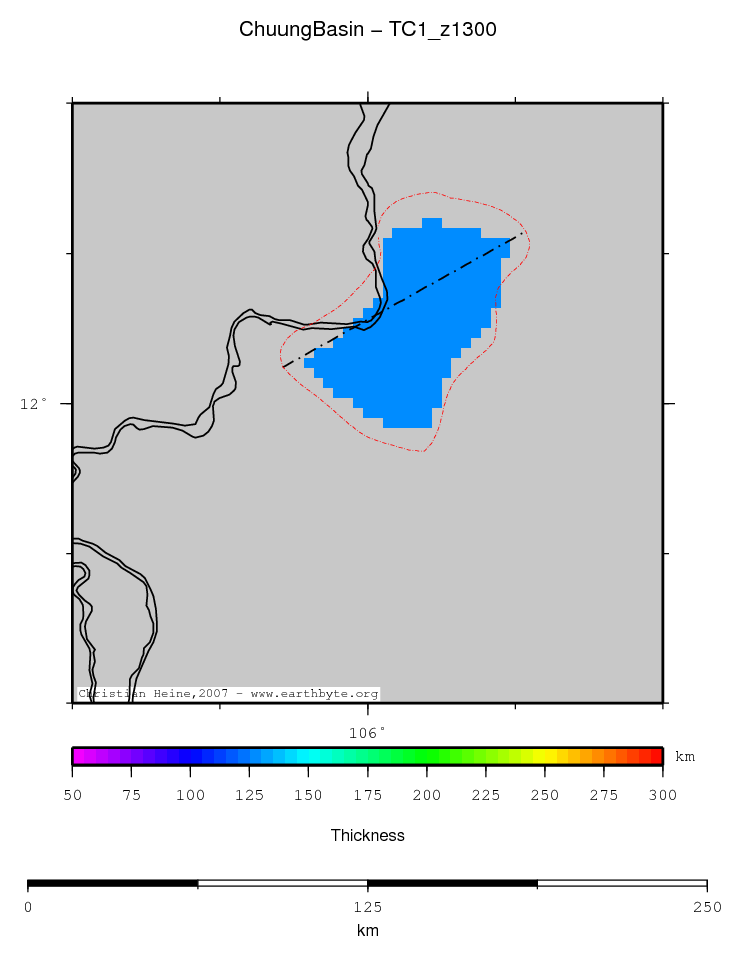 Chuung Basin location map